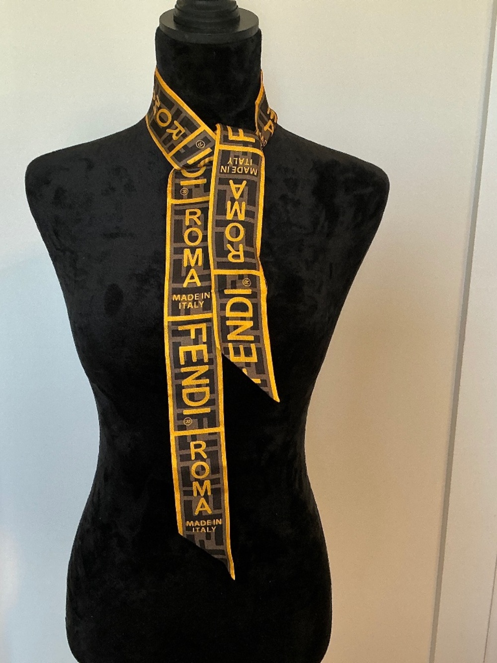 Fendi Roma Scarf Gold